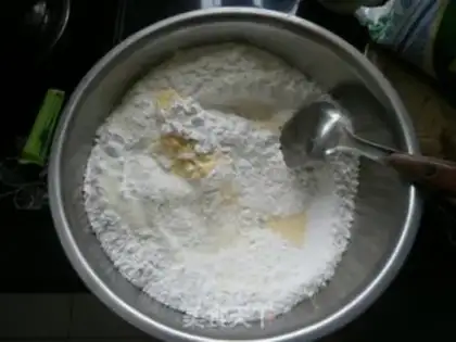 Make Spicy corn nest step 1