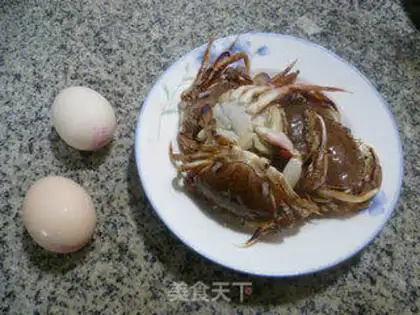 Make Crab eggs step 0