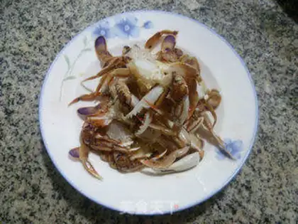 Make Crab eggs step 1