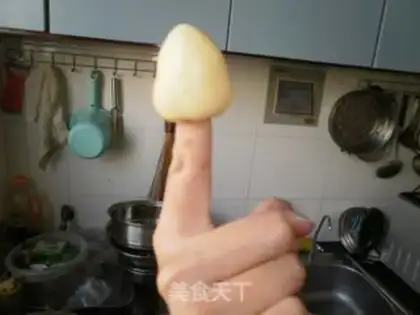 Make Spicy corn nest step 4