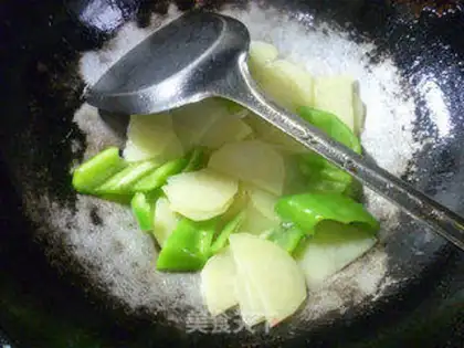 Make Pepper potato fried liver step 13