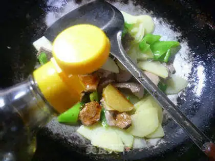 Make Pepper potato fried liver step 15