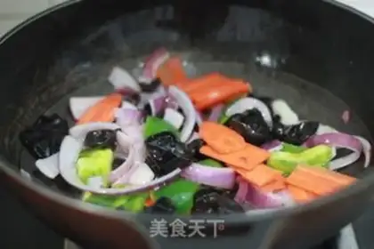 Make Onion fried liver step 3