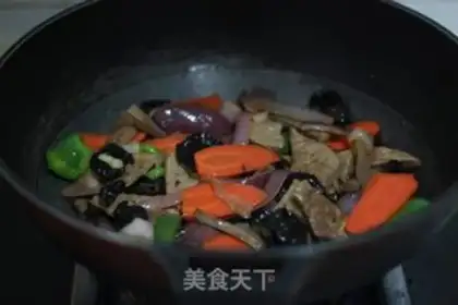 Make Onion fried liver step 4