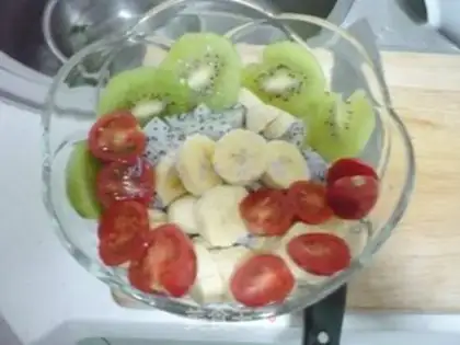 Make Sour yogurt salad step 2
