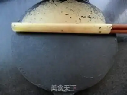 Make Black sesame egg rolls step 7