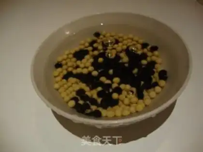 Make Black bean soy step 1