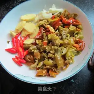 Make Scrambled intestines step 2