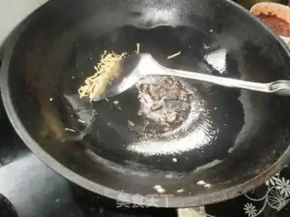 Make Spinach liver soup step 1
