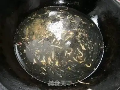 Make Spinach liver soup step 2