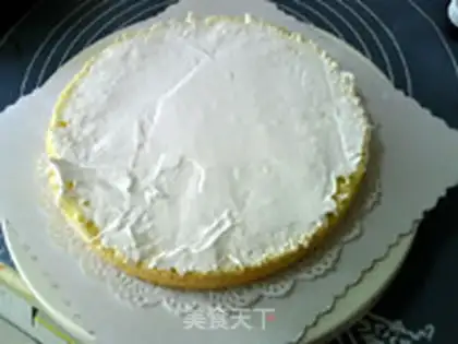 Make A flower cake step 3