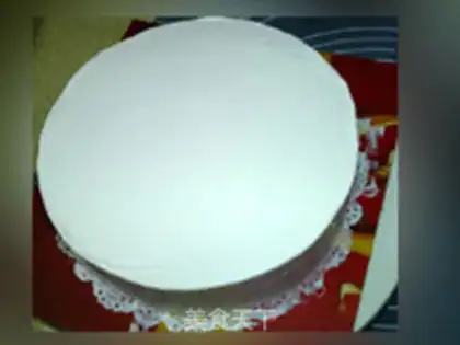 Make A flower cake step 5