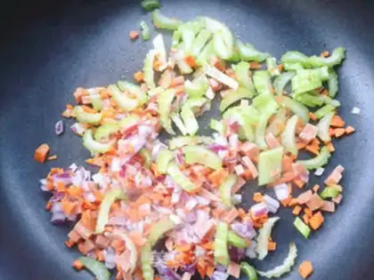 Make Cracker rice step 1