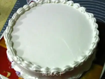 Make A flower cake step 8