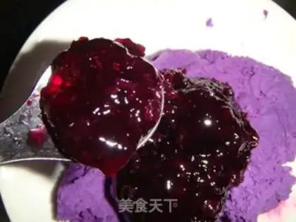 Make Blueberry Potato Tower step 3
