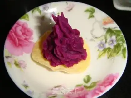 Make Blueberry Potato Tower step 5
