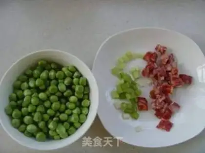 Make Weenie fried peas step 0