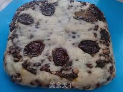 Make Red bean date rice cake step 12
