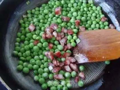 Make Weenie fried peas step 2