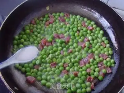 Make Weenie fried peas step 3