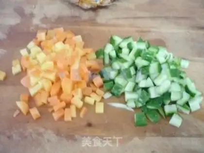 Make Five-colored rice step 1