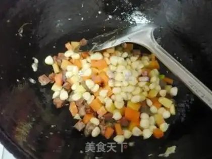 Make Five-colored rice step 4