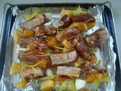 Make Fruit-cooked rice chops step 4