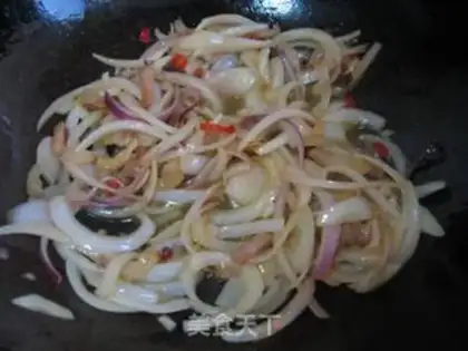 Make Onion fried meat step 5
