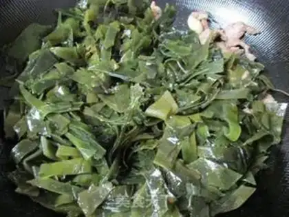 Make Sea belt fried meat step 5