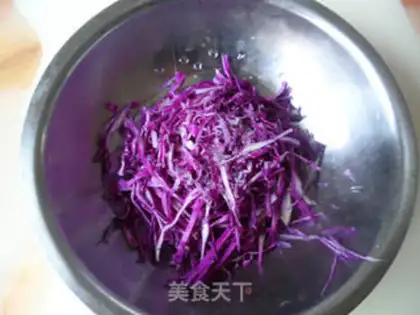 Make Blue egg rolls step 1