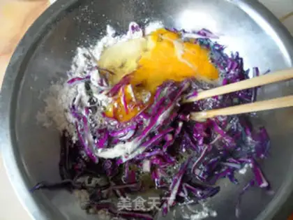 Make Blue egg rolls step 2