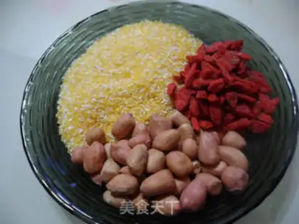 Make The peanut corn step 0