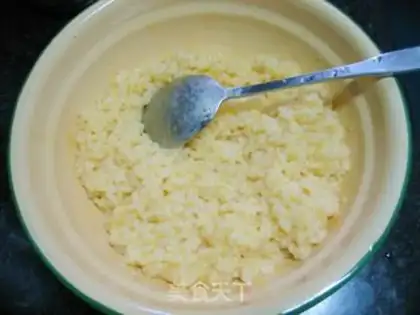 Make Gold buns and silver rice step 0