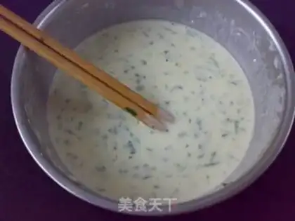 Make Sausage egg pancakes step 1