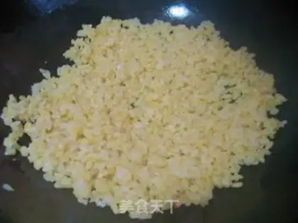 Make Gold buns and silver rice step 2