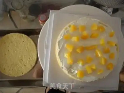 Make SpongeBobcake step 3