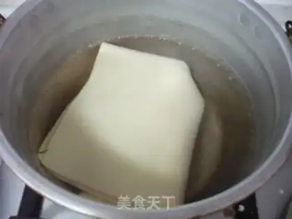 Make Spicy tofu step 1
