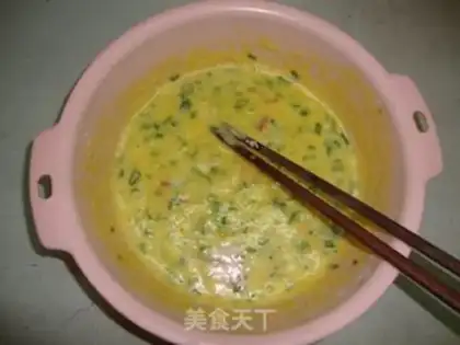 Make Onion eggcake step 0