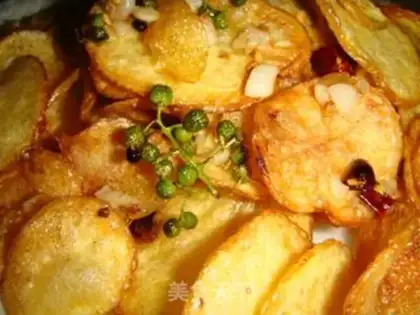 Make Pepper potato chips step 8