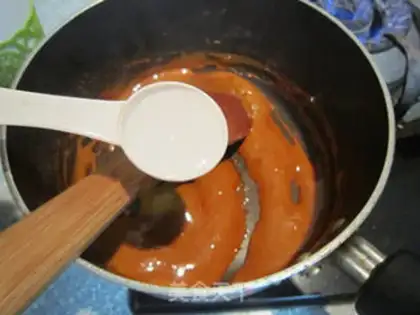 Make Caramel pineapple flip cake step 2