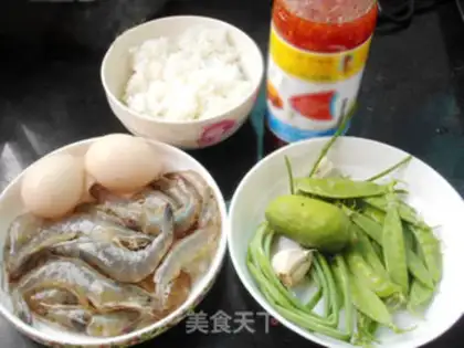 Make ♪ Taser shrimp egg fried rice ♪ step 0