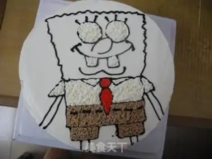 Make SpongeBobcake step 10