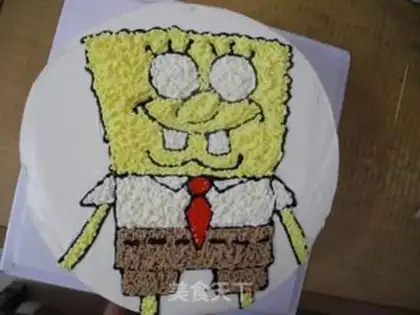 Make SpongeBobcake step 12