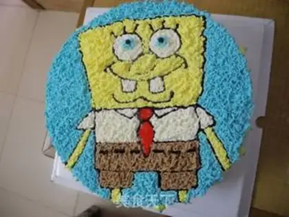 Make SpongeBobcake step 13