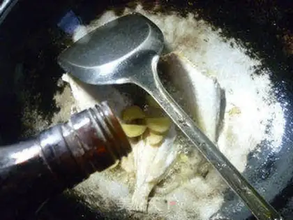 Make Burning rubber fish at the top step 4