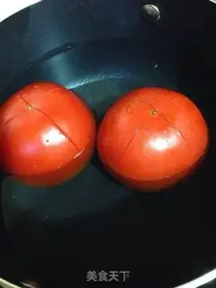 Make Tomato burns red meat step 1