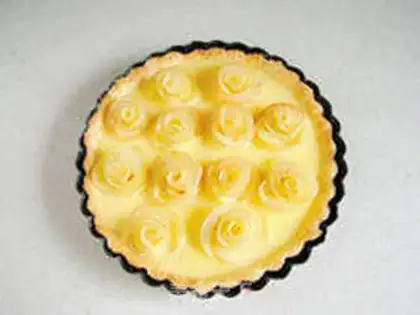 Make Lemon rose apple pie step 23