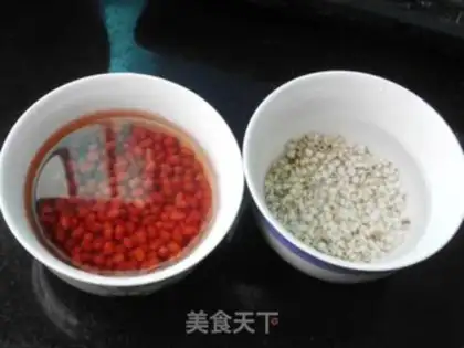 Make Red bean rice soup step 1