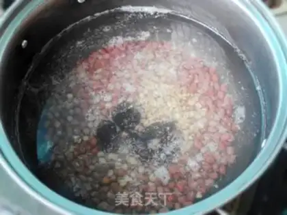 Make Red bean rice soup step 2