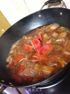 Make Tomato burns red meat step 10
